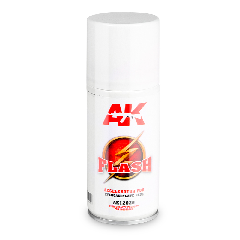 AK12026 - FLASH – ACCELERATOR FOR CYANOACRYLATE GLUE 150ml AK INTERACTIVE