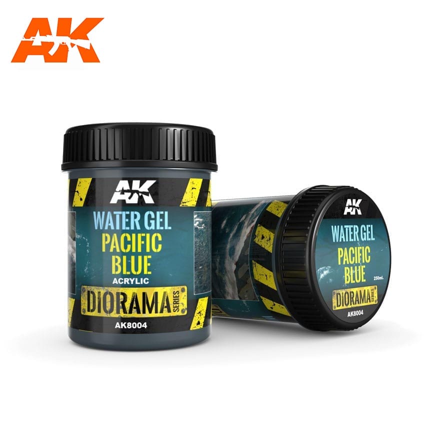 AK8004 - WATER GEL PACIFIC BLUE - GEL D'ACQUA PACIFIC BLUE 250 ml AK INTERACTIVE