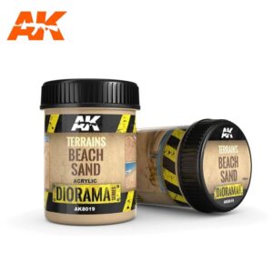 AK8019 - TERRAINS BEACH SAND - TERRENI SPIAGGIA DI SABBIA 250 ml AK INTERACTIVE