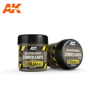 AK8030 - SPLATTER EFFECTS STIRRED EARTH - EFFETTI SPLATTER TERRA MESCOLATA 100ml AK INTERACTIVE