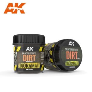 AK8035 - SPLATTER EFFECTS DIRT -  EFFETTI SPLATTER SPORCO 100ml AK INTERACTIVE