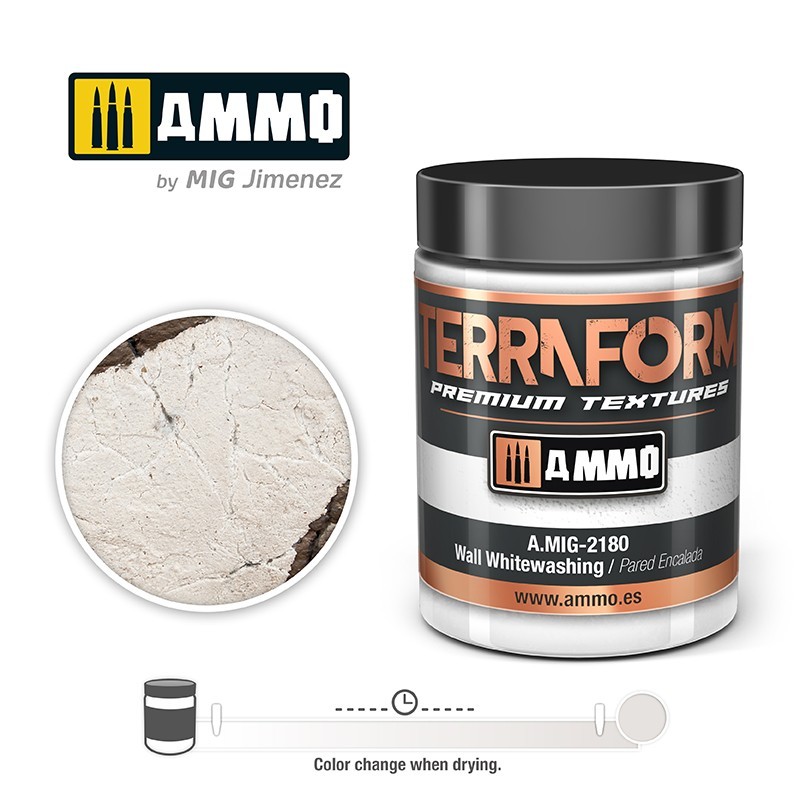 AMIG2180 - TERRAFORM Wall Whitewashing - 100 ml AMMO MIG