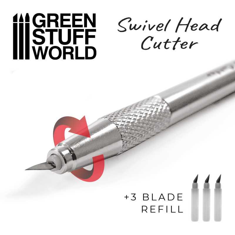 GSW10461 - Taglierino Modellismo Testa Rotante - GREEN STUFF WORLD