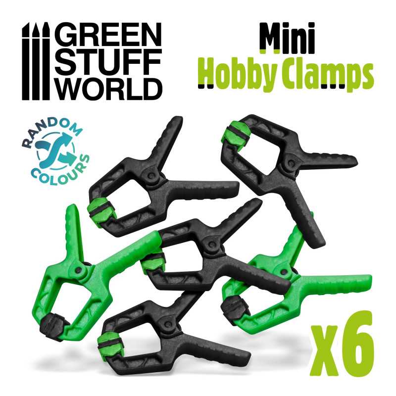 GSW11394 - Mini Morsetti di Precisione x6 - GREEN STUFF WORLD