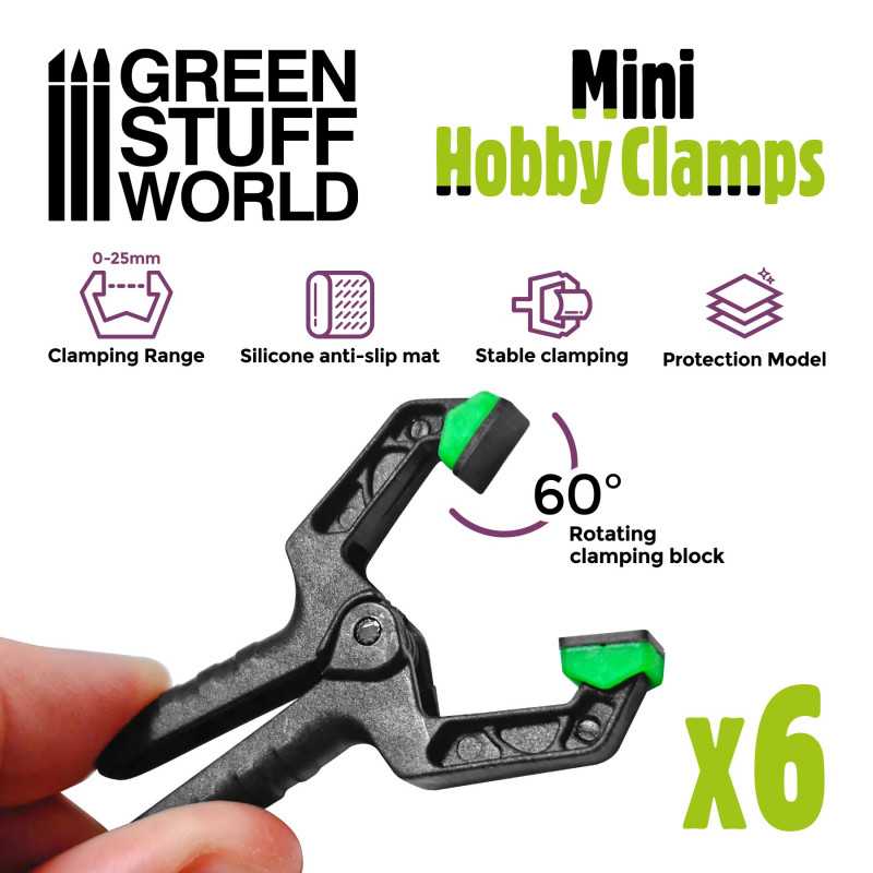 GSW11394 - Mini Morsetti di Precisione x6 - GREEN STUFF WORLD - immagine 2