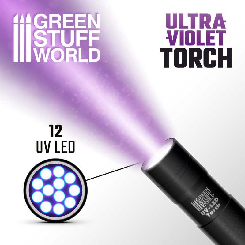 GSW1909 - Torcia luce ultravioletta GREEN STUFF WORLD - immagine 2