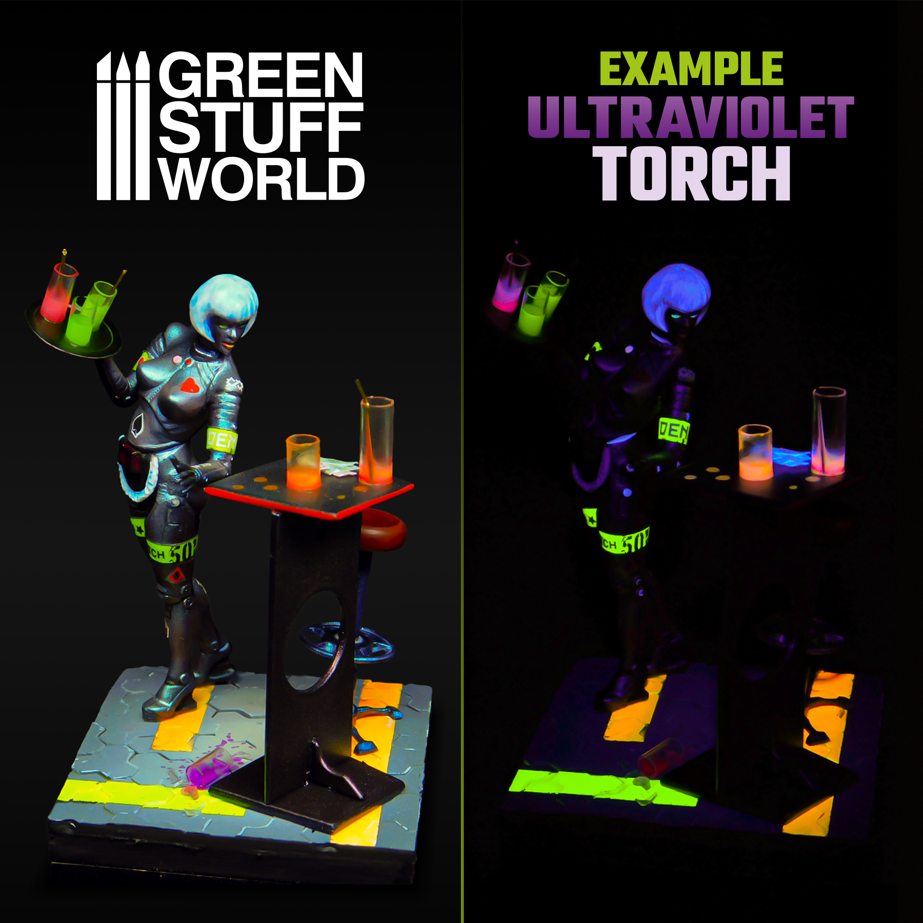 GSW1909 - Torcia luce ultravioletta GREEN STUFF WORLD - immagine 5