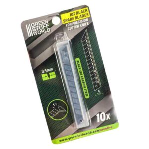 GSW3332 - Pack 10x Lamette NERE 9mm - GREEN STUFF WORLD