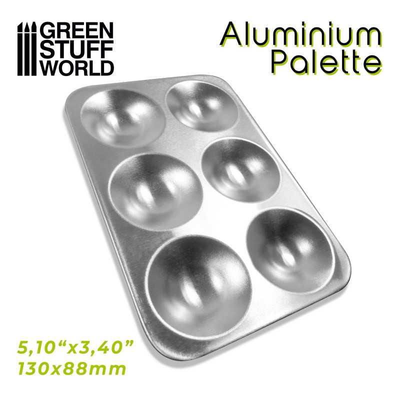 Green Stuff World 2499 – Tavolozza Rettangolare Professionale per Miscelazione Vernici | Materiale: Ceramica/Porcellana ad Alta Densità