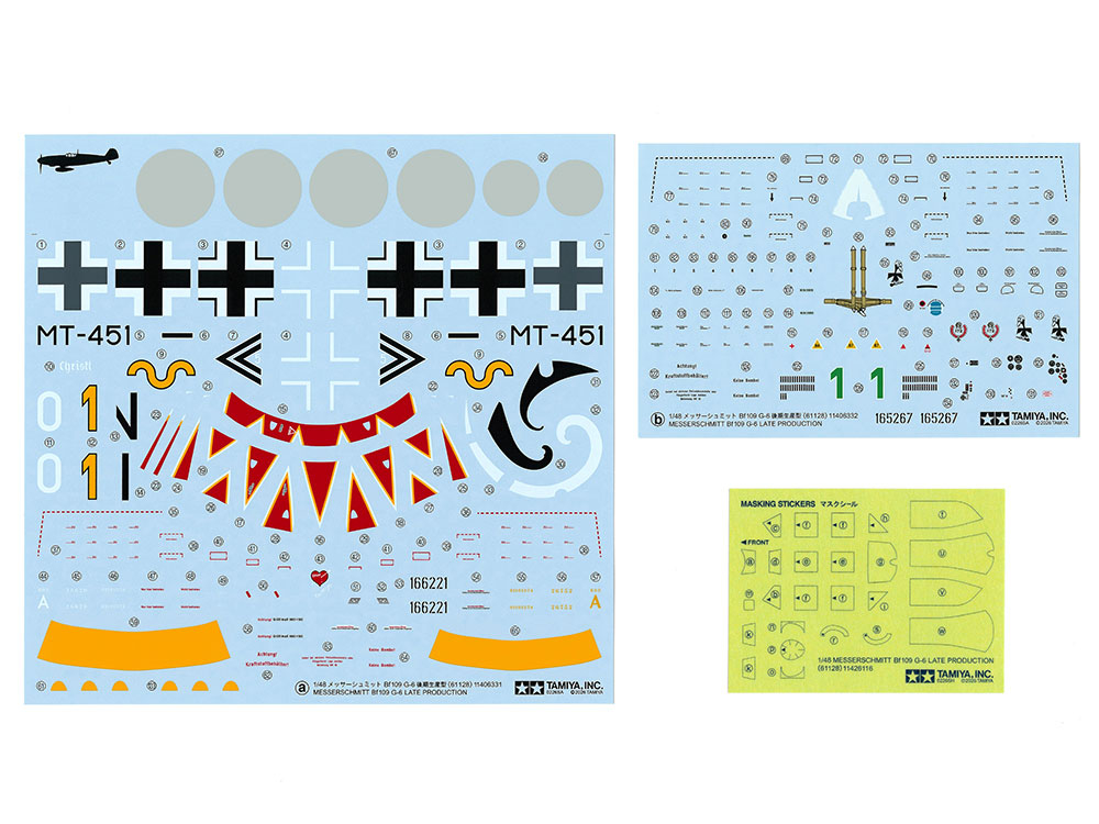 Tamiya | Bf-109 G-6 Late Production | scala 1/48 | 61128 - immagine 11