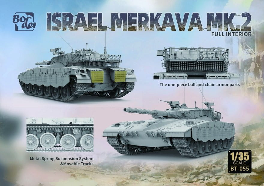 Border Model | Merkava Mk.2 Full Interior | scala 1/35 | BT055 - immagine 8