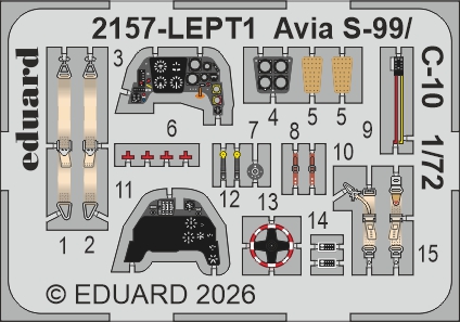 Eduard | Avia S-99/C-10 Limited Edition | scala 1/72 | 2157 - immagine 7